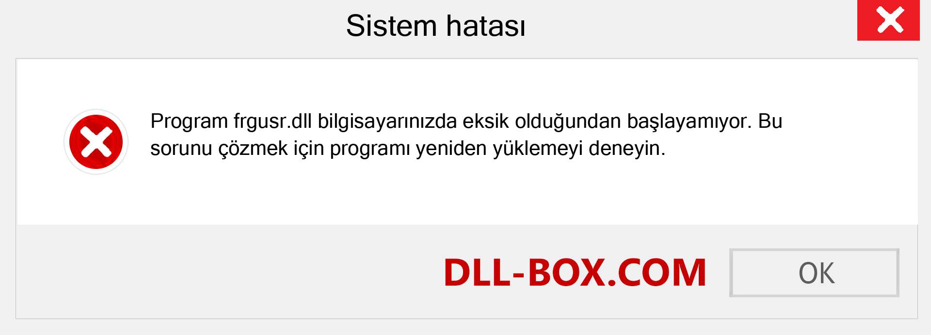 frgusr.dll dosyası eksik mi? Windows 7, 8, 10 için İndirin - Windows'ta frgusr dll Eksik Hatasını Düzeltin, fotoğraflar, resimler